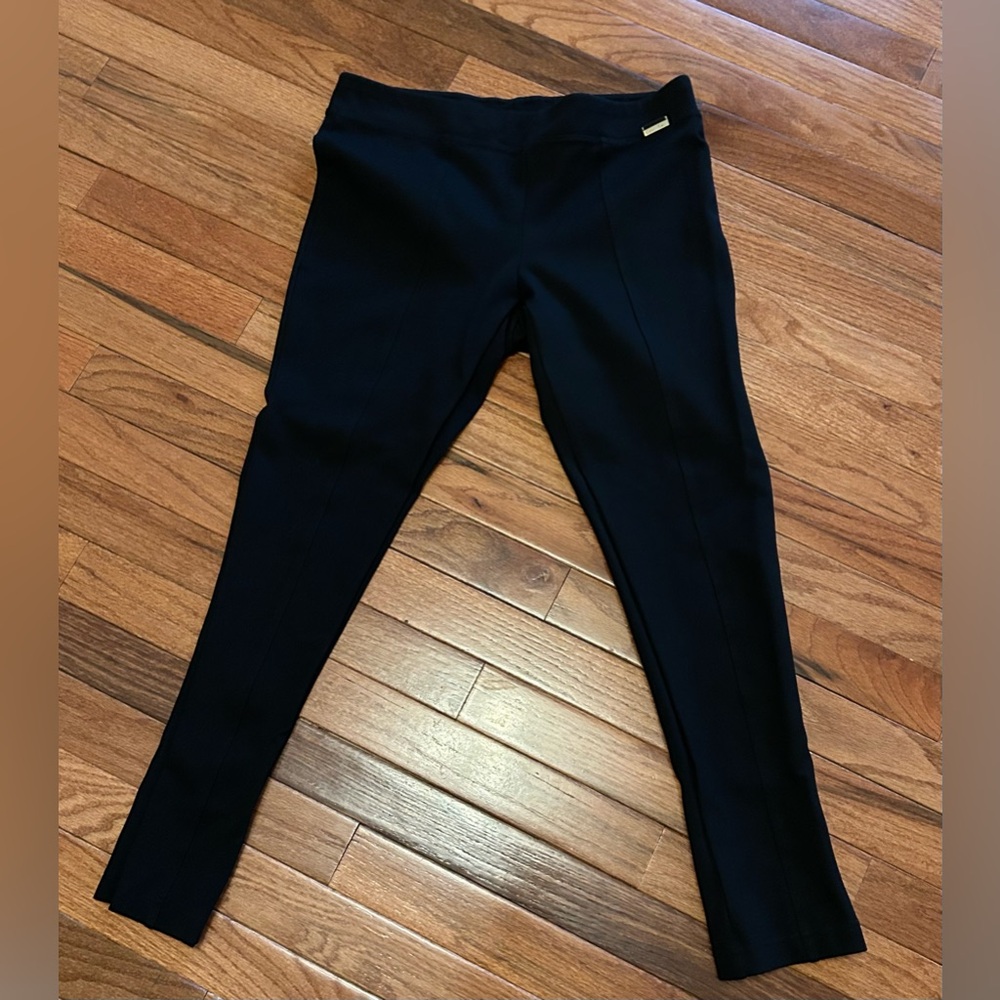 Calvin Klein Black Stretch Dress Pants, Size M